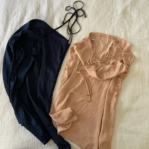 Free People drape blouses - both size XS.